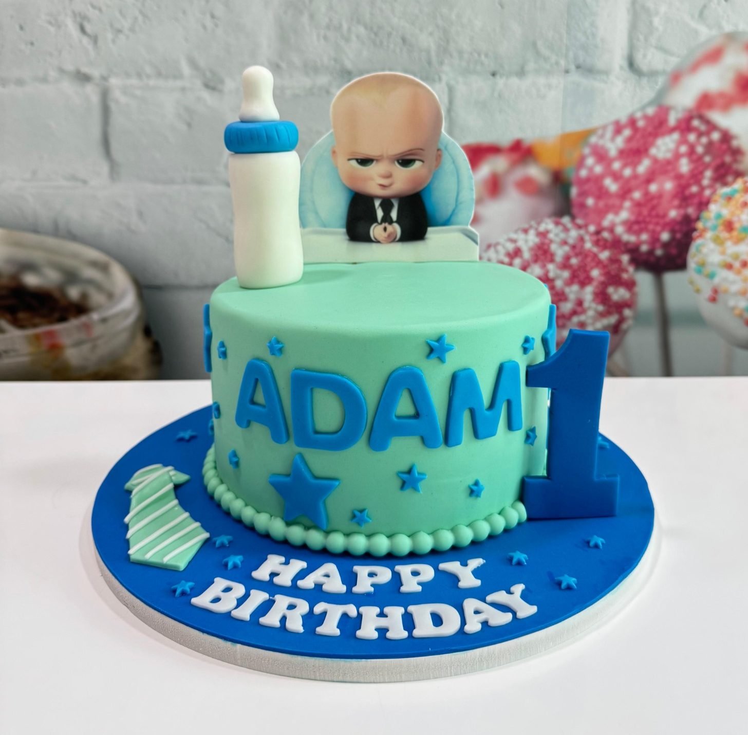 baby boss cake