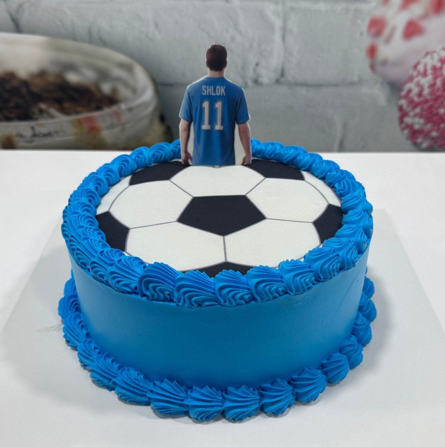 simple football cake