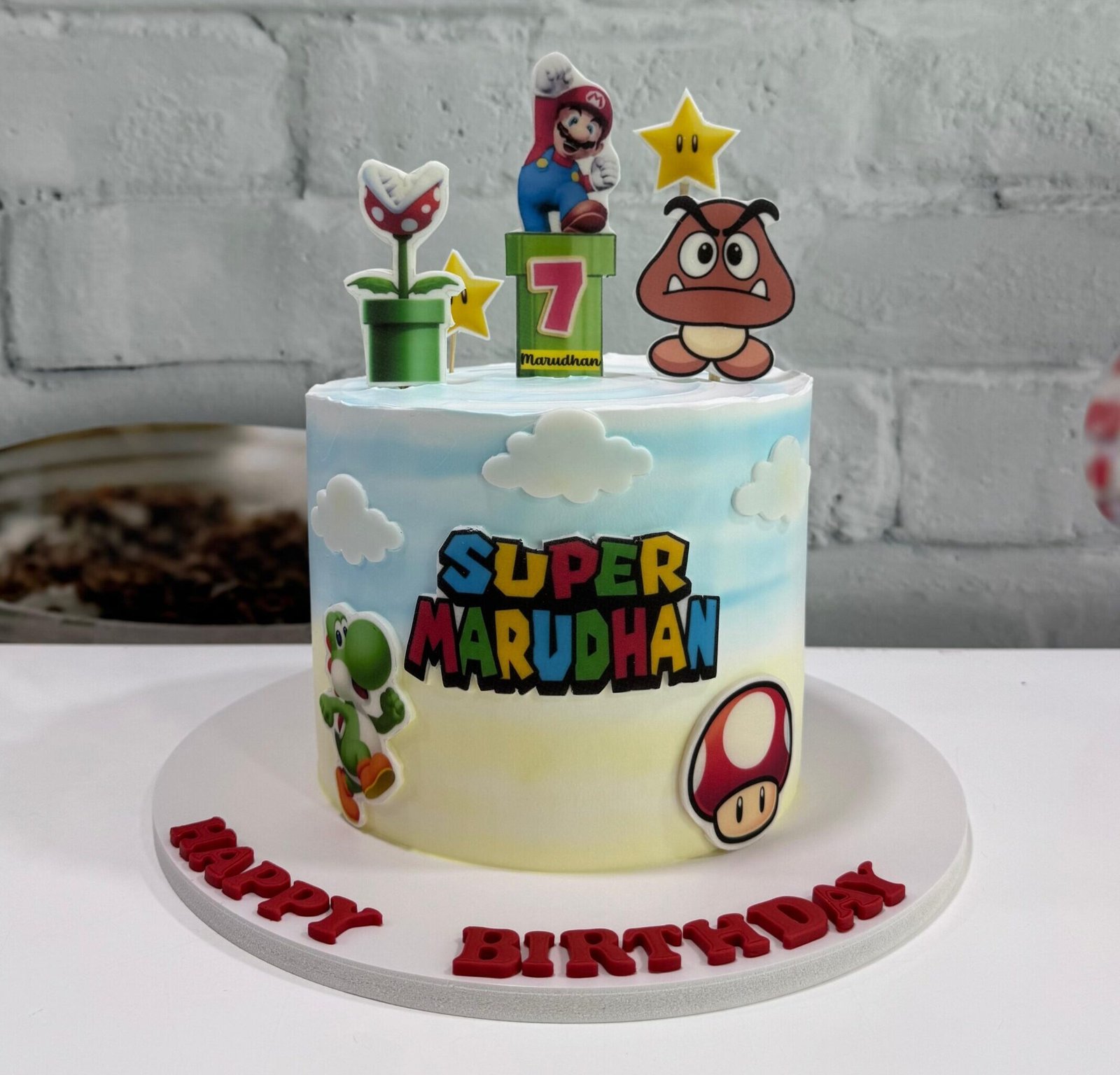Super Mario Theme Cake