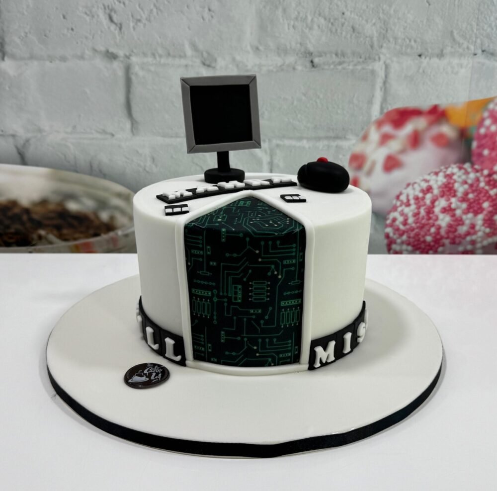 Tech Week Cake Sleek Tech Cake – The Cake Lab