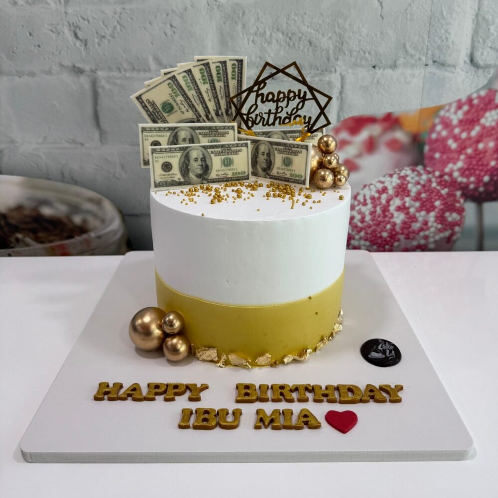 Wealth & dollar Elegance cake