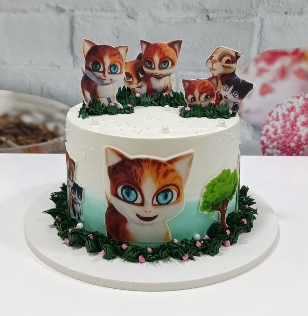 Animation Lab Logo Cake Animated Kittens Cake – The Cake Lab