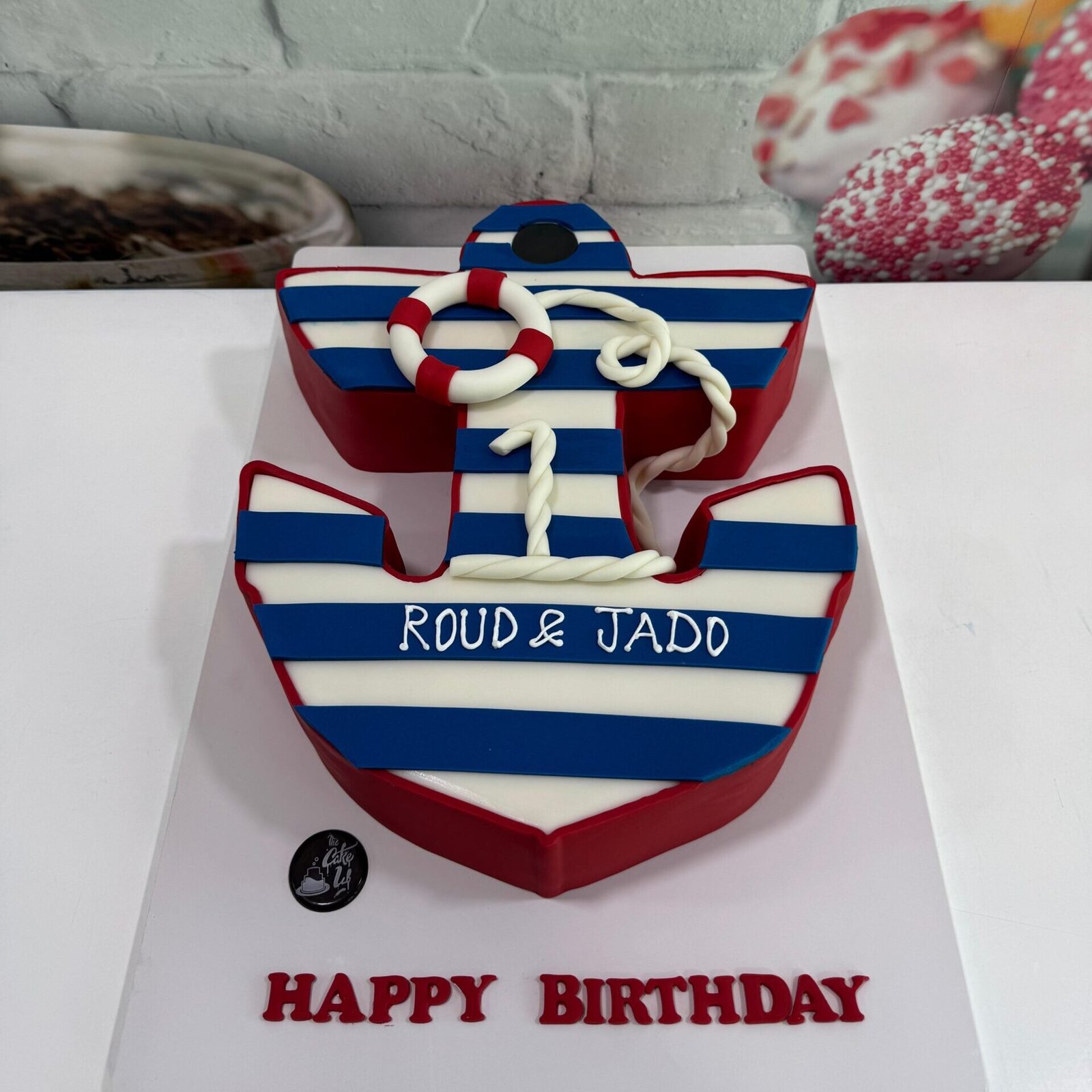 Nautical Anchor cake