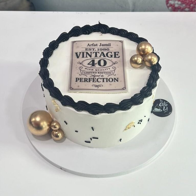 Vintage Aesthetic Cake