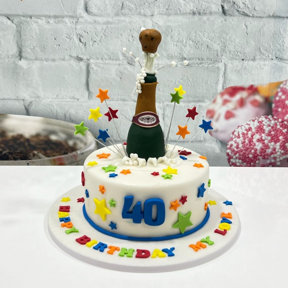 Champagne Celebration Cake