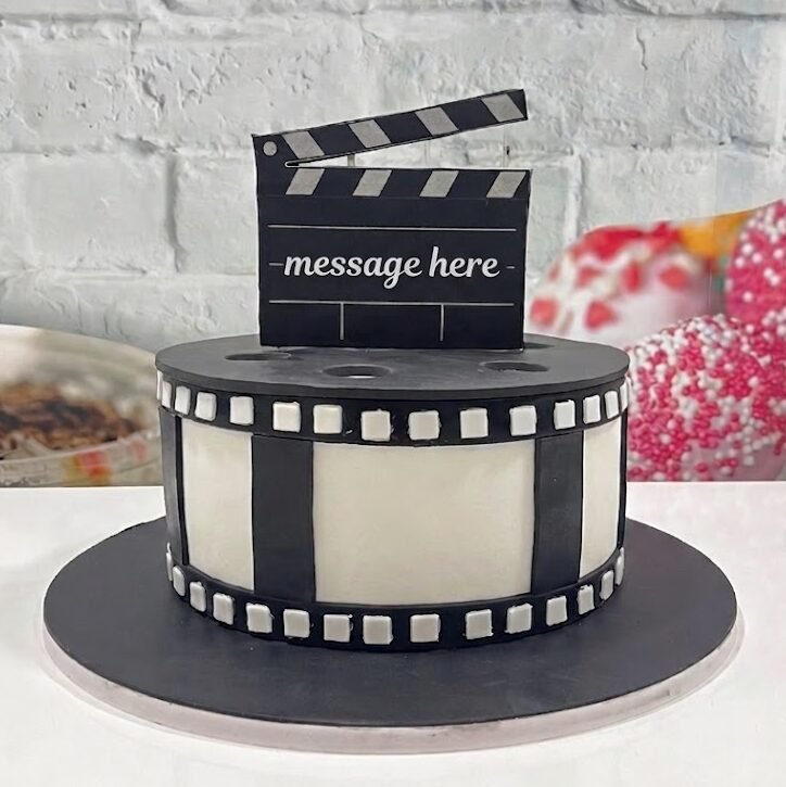 Cinema Film Reel Cake